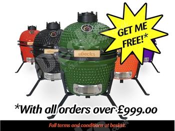 Kamado Maxi Ceramic Charcoal BBQ (Assorted Colours)