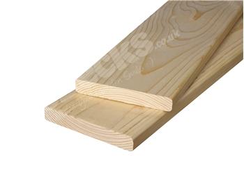 Untreated Planed Round Edge Timber (150mm x 25mm)