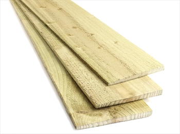 Treated Green Feather Edge Board (3600mm) 