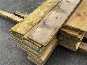 Reject Rough Sawn Treated Timber (8" x 1") 