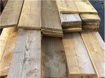 Reject Rough Sawn Treated Timber (6" x 1")  