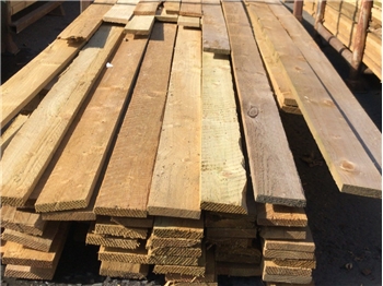 Reject Rough Sawn Treated Timber (4" x 1") 