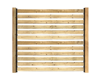 EasyFence™ 100mm x 25mm Round Edge Treated Timber Panel (1.8m x 1.8m)