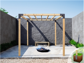 ModBlox™ Cube Pergola Inc Rafters (1800mm x 1800mm)