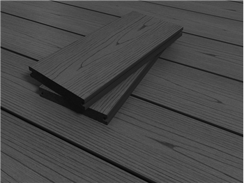 **CLEARANCE** Reversible Ebony Solid Composite Decking (2400mm x 146mm x 21mm)