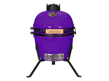 Kamado Maxi Ceramic Charcoal BBQ - Purple