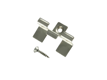 Pack of 100 eDecks Composite Stainless Steel Clip & Screw (To Fit 22mm)