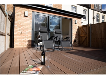 Bowness Brown Alchemy Habitat+ Composite Decking Boards (3600mm x 22mm x 135mm)