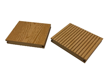 Sample - Honey Gold RealGroove Composite Decking (146mm x 22mm)