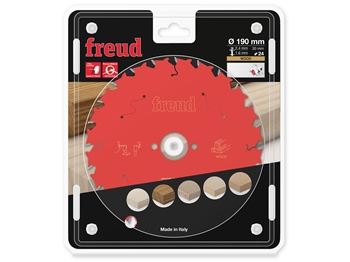 Freud Circular Saw Blade 190mm x 30mm 24T (Cordless)