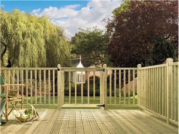 Decking Gate (Square Spindles) 900mm x 900mm