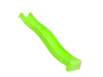 Lime Green Standalone HDPE Slide with Water Feature