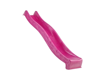 Pink Standalone HDPE Slide with Water Feature