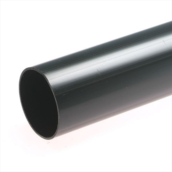 PVC Guttering Round Downpipe 50mm (2 Metre)